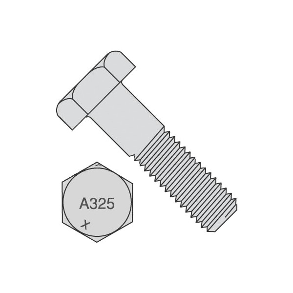 Newport Fasteners Grade A325, 3/4"-10 Structural Bolt, Hot Dipped Galvanized Steel, 3 in L, 400 PK 670635-BR-400 - main